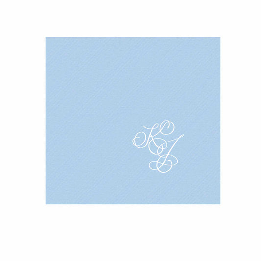 something blue | napkins | 3ply or linen
