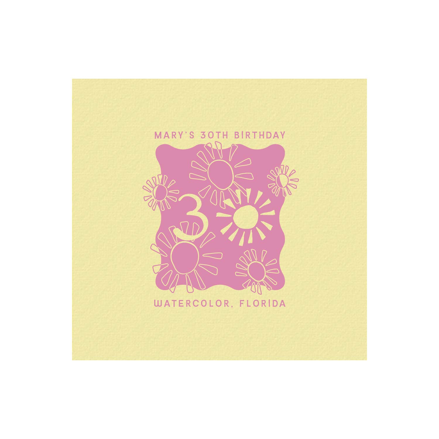 sunshine pink | napkins | 3ply or linen