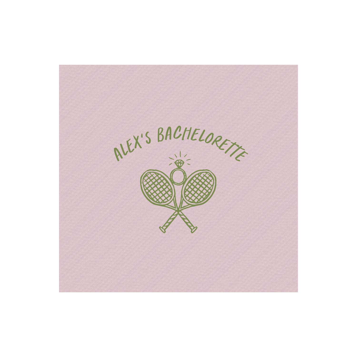 tennis bach | napkins | 3ply or linen