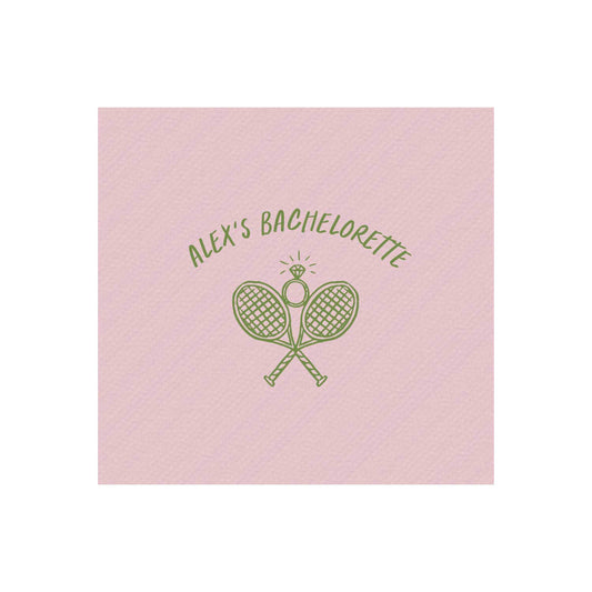 tennis bach | napkins | 3ply or linen