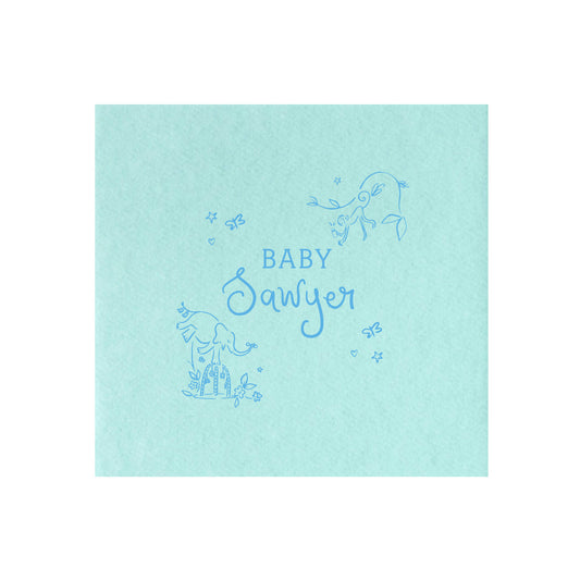 wild about baby | napkins | 3ply or linen