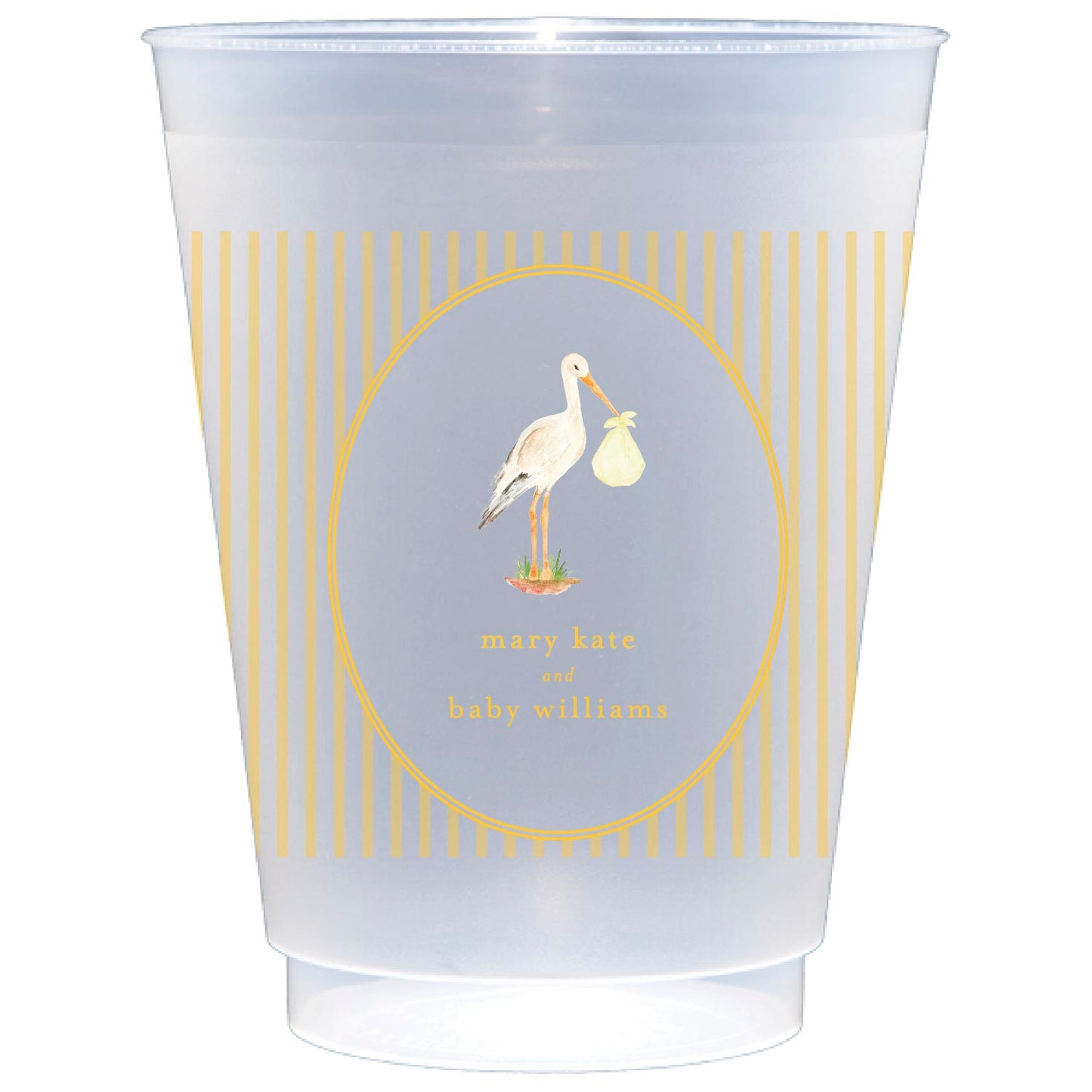 baby stork | shatterproof frosted flex | digital