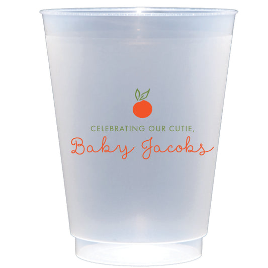 cutie baby shower | shatterproof frosted flex