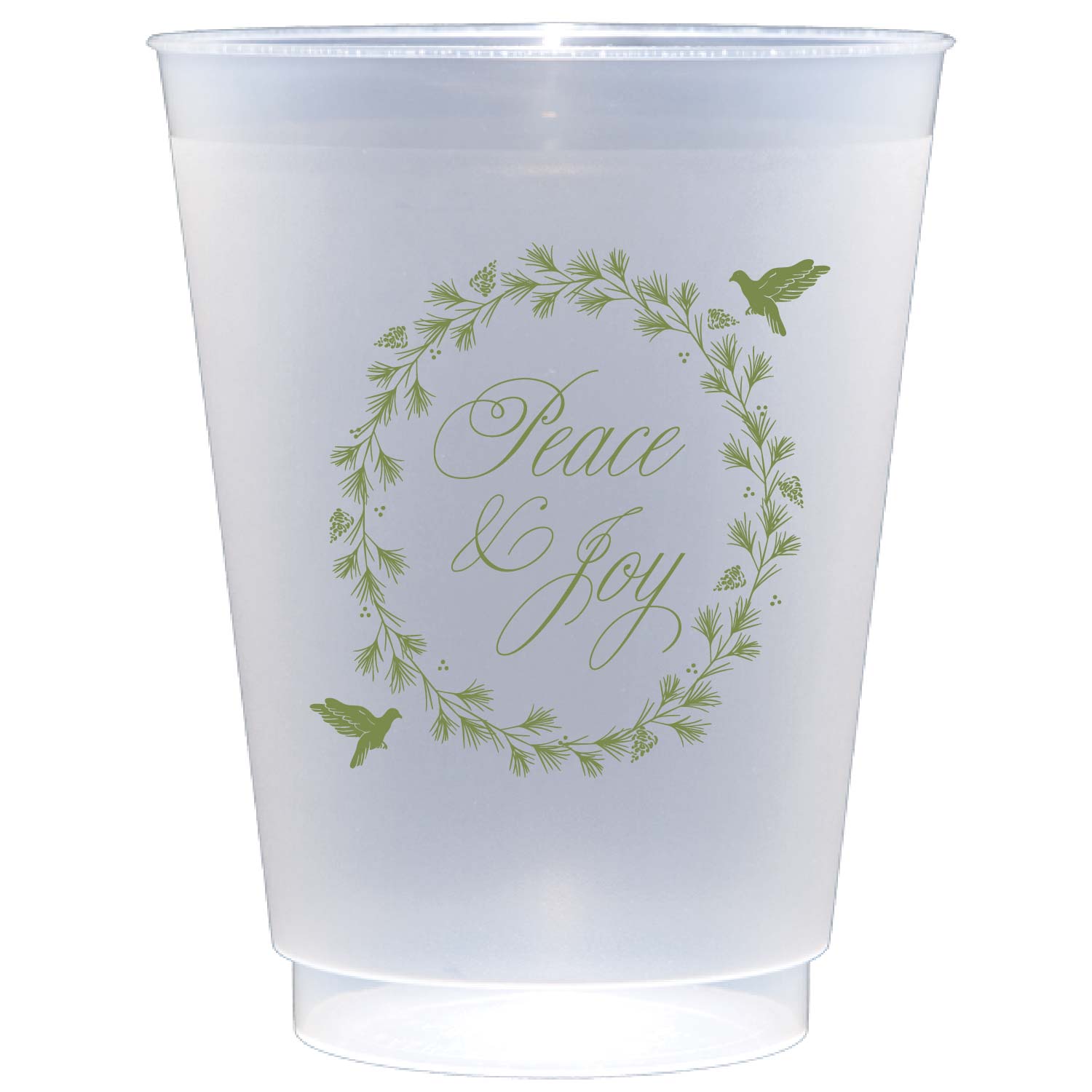 holiday dove | shatterproof frosted flex | digital