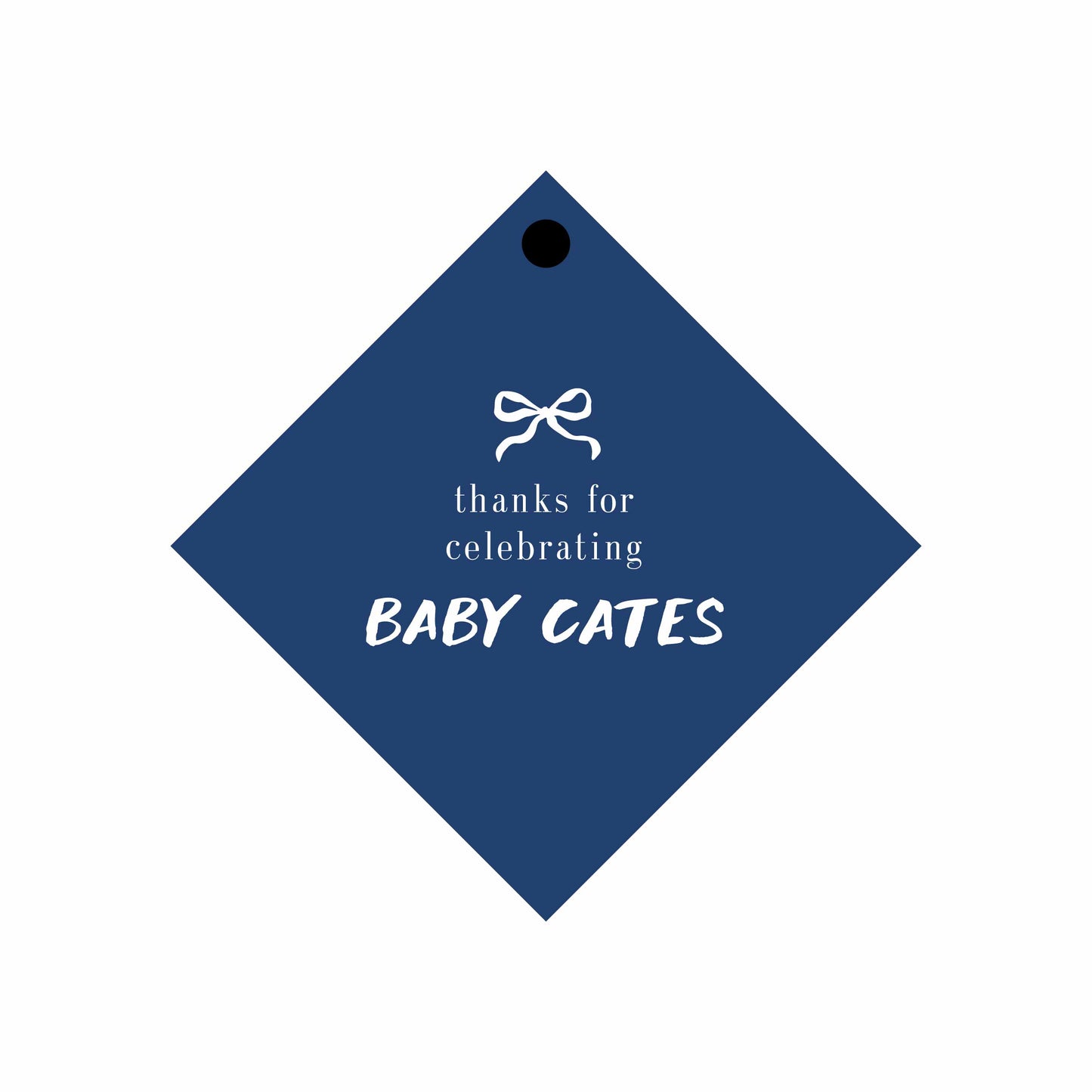 boxwood bow Personalized Gift Tags