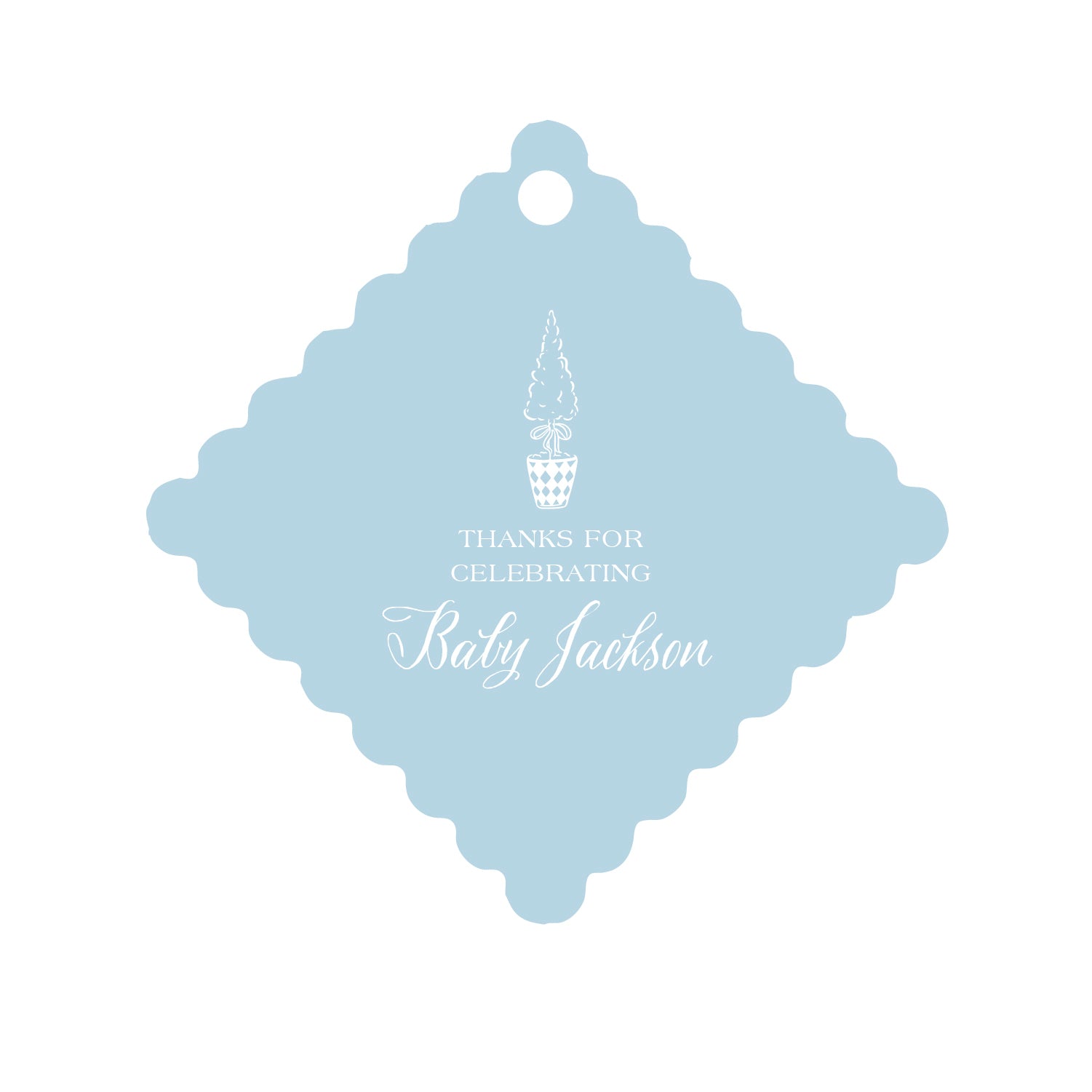 boxwoods Personalized Gift Tags