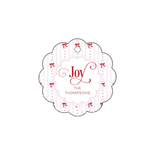 candy can scallop | gift tags