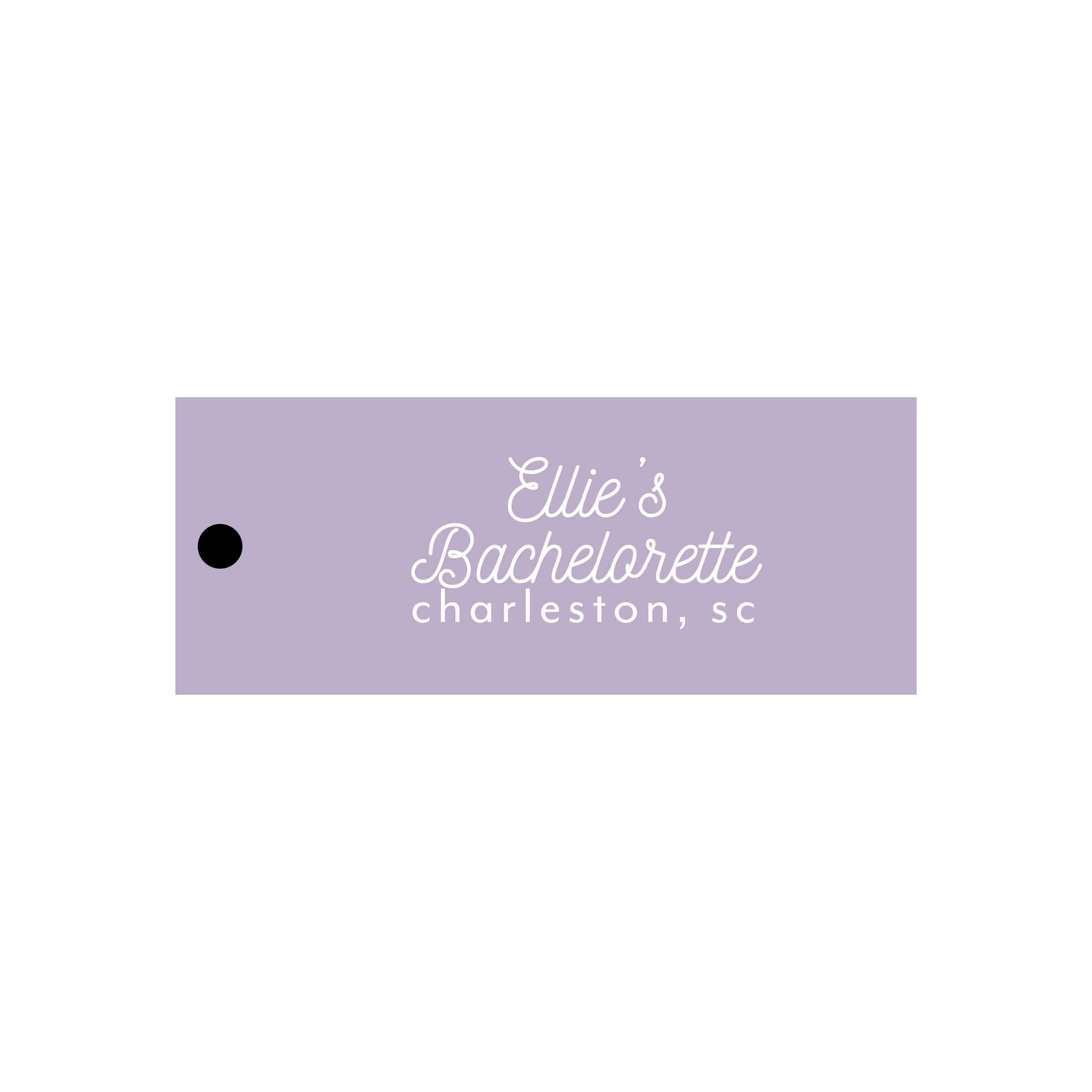 charleston bachelorette | gift tags | specialty printing