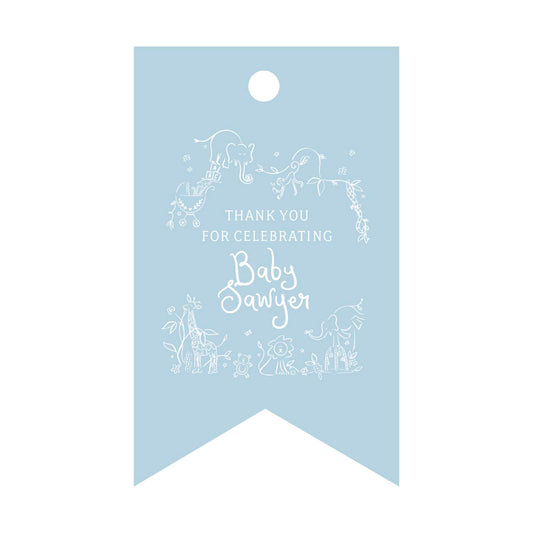 wild about baby | gift tags