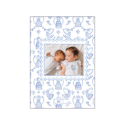 angel toile | holiday card | pearly gates designs