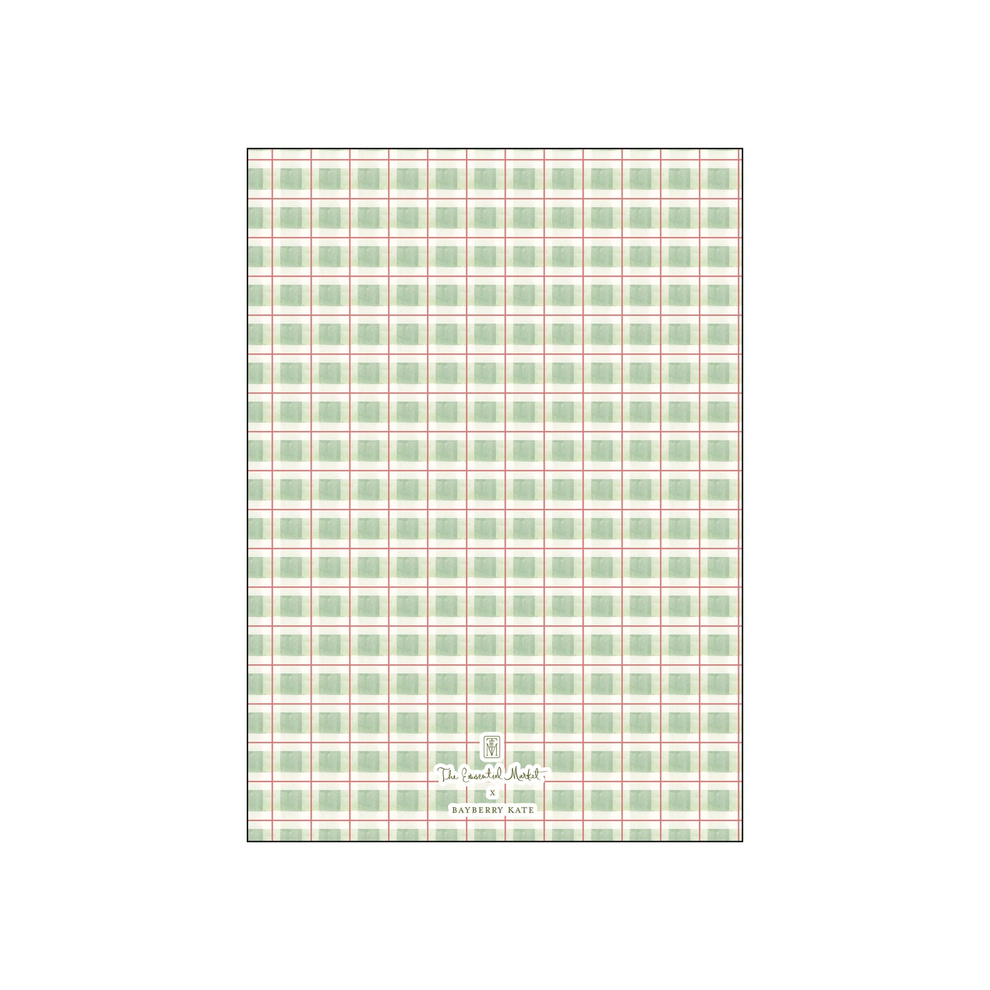 bamboo plaid | holiday card | bayberry kate