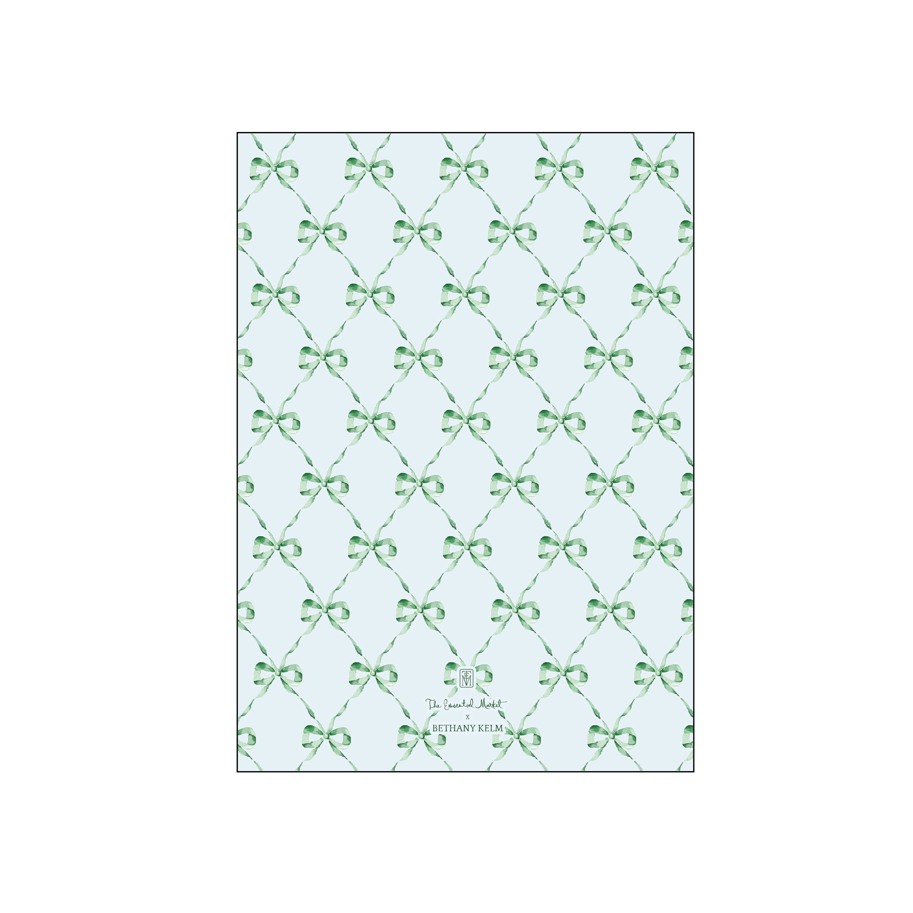 green bow | holiday card | bethany kelm