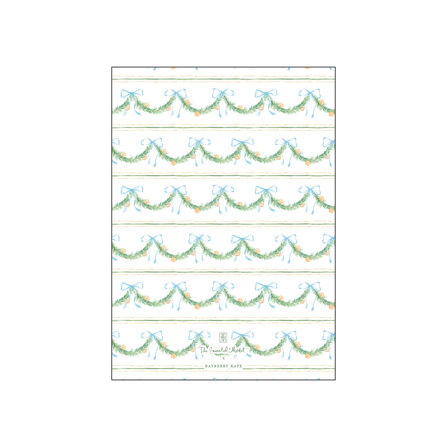 citrus pine | holiday card | bayberry kate