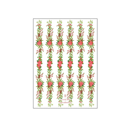 festive garland | holiday card | abby armistead