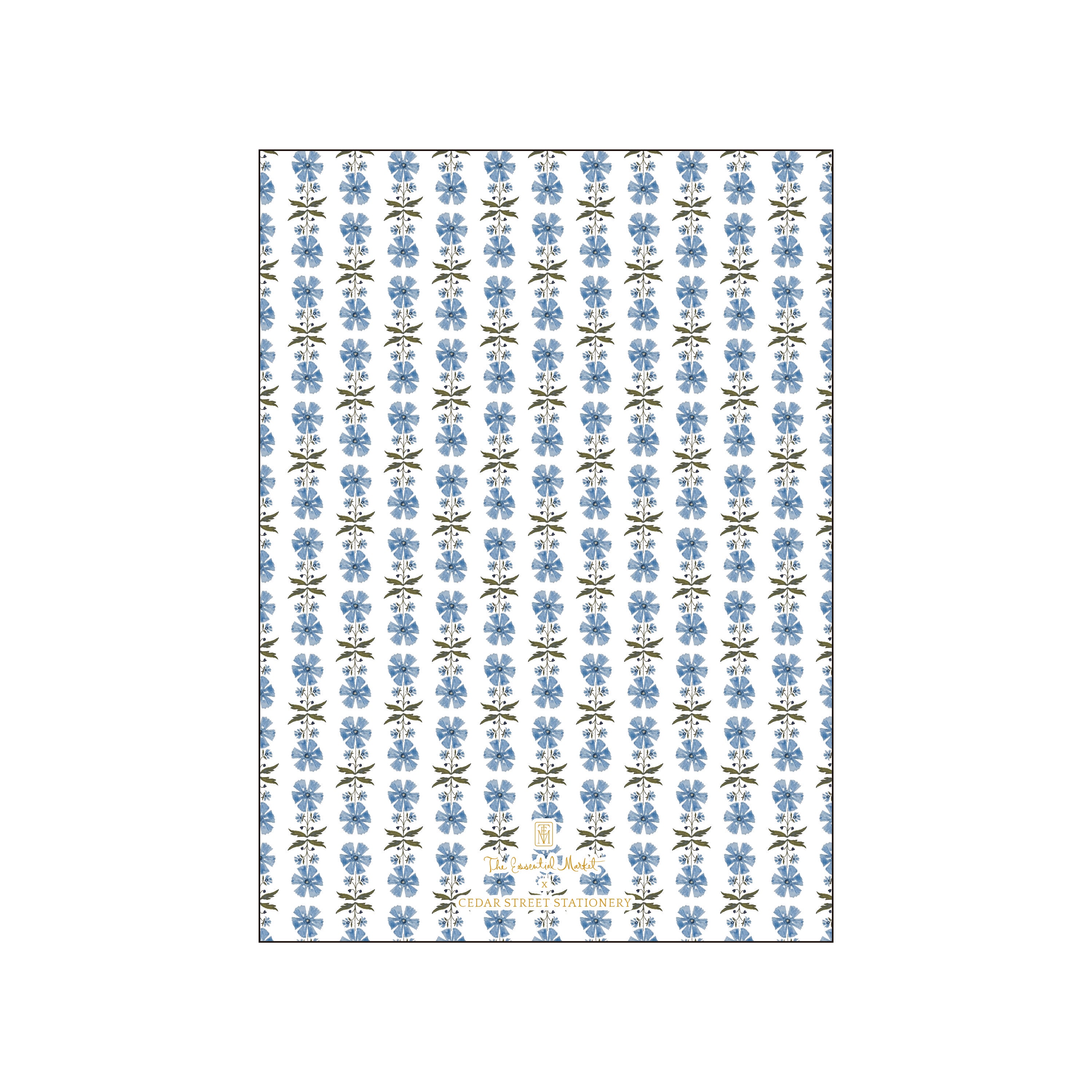 ochre flower | holiday card | cedar street