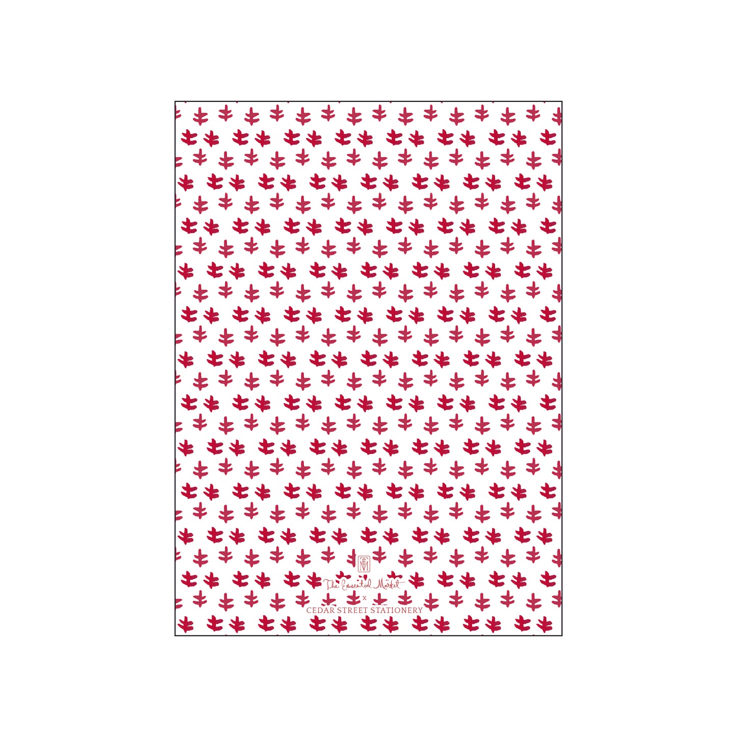 red tree gingham | holiday card | cedar street