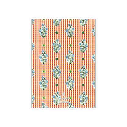 striped floral | holiday card | mesh by alex