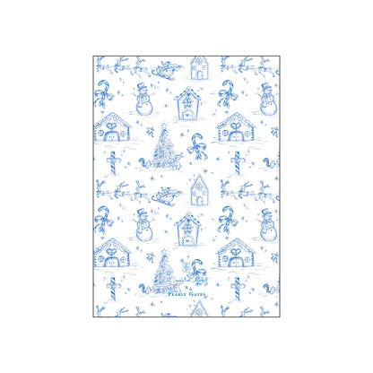 toile | holiday card | pearly gates designs