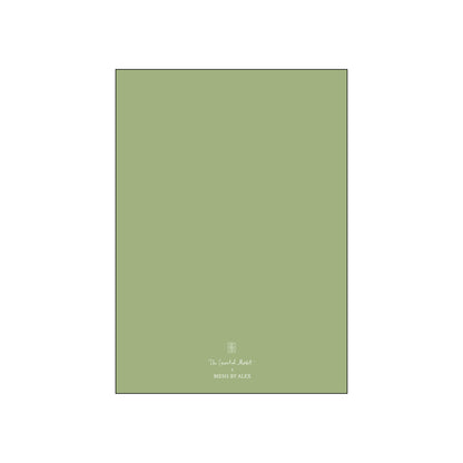 watercolor floral green | holiday card | mesh by alex