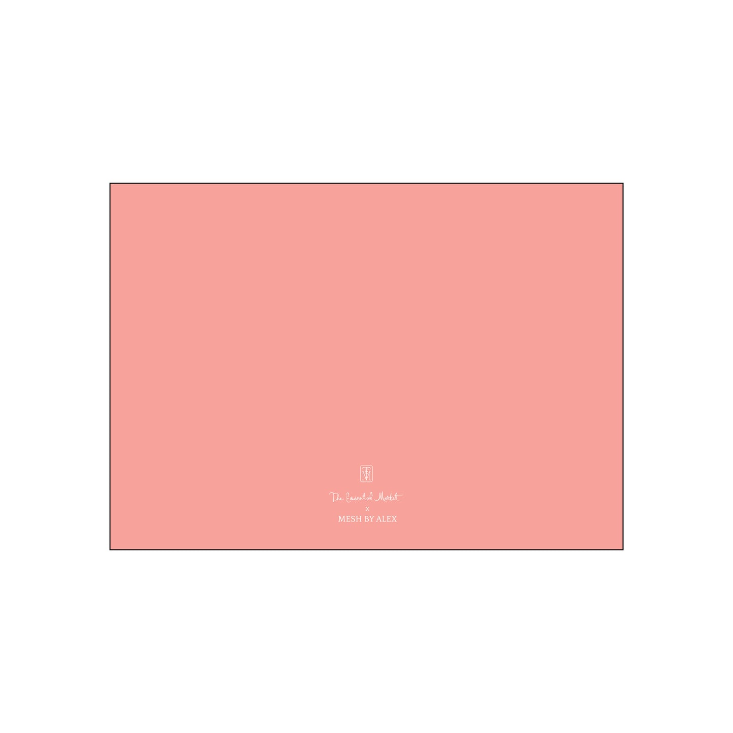 watercolor floral red | holiday card | mesh by alex