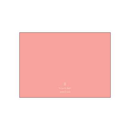 watercolor floral red | holiday card | mesh by alex