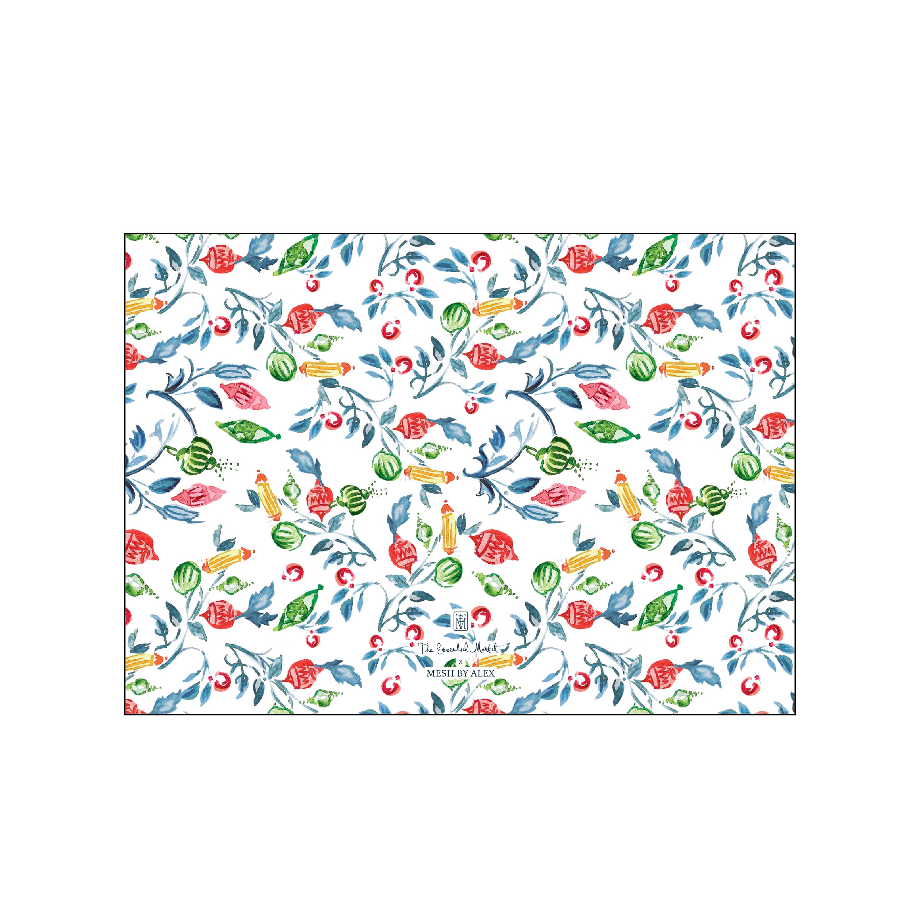 winter vines | horizontal | holiday card | mesh by alex