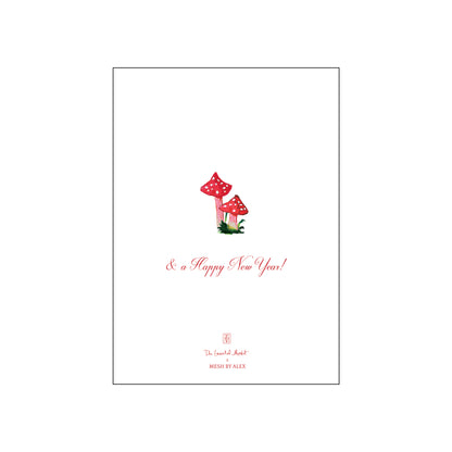 woodland cherry | holiday card | mesh by alex