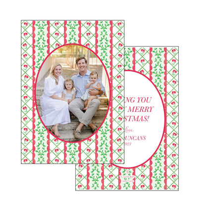 christmas trellis | holiday card | pearly gates designs