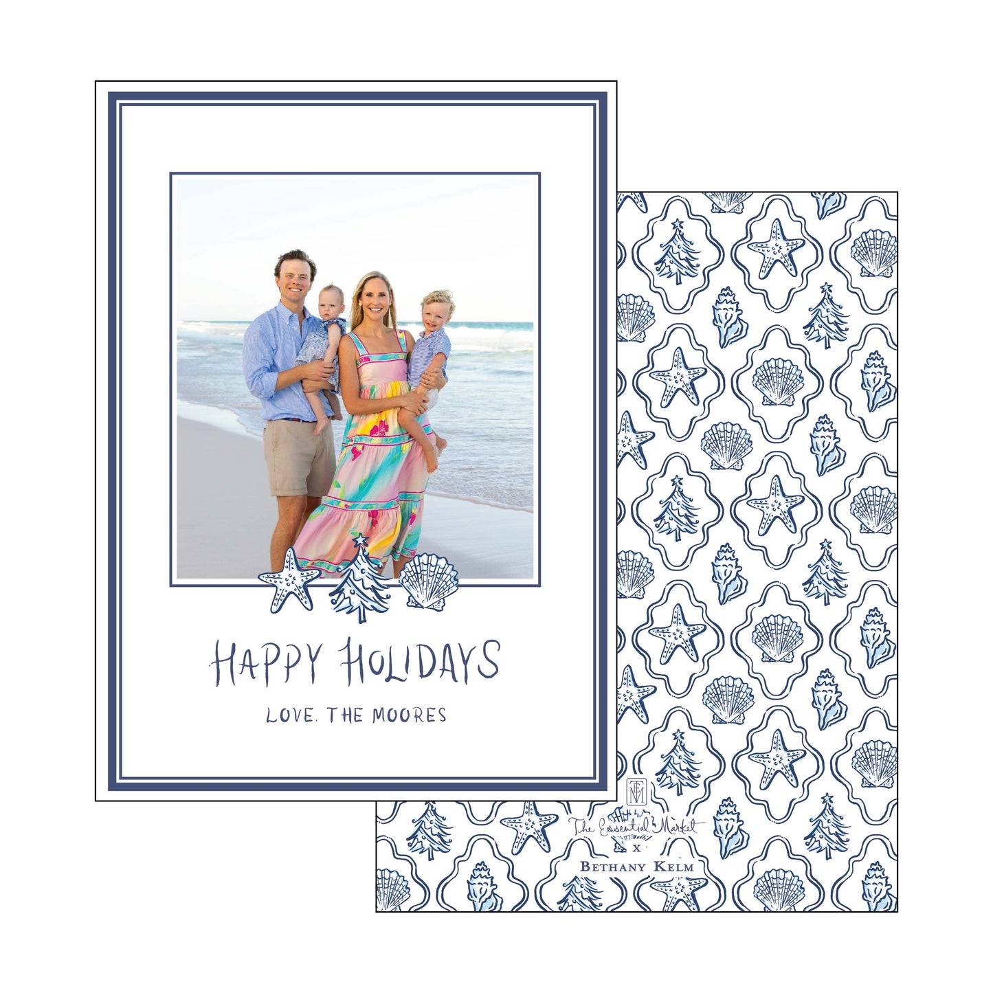 coastal christmas | holiday card | bethany kelm