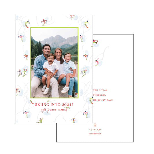 fresh pow | holiday card | k laine design