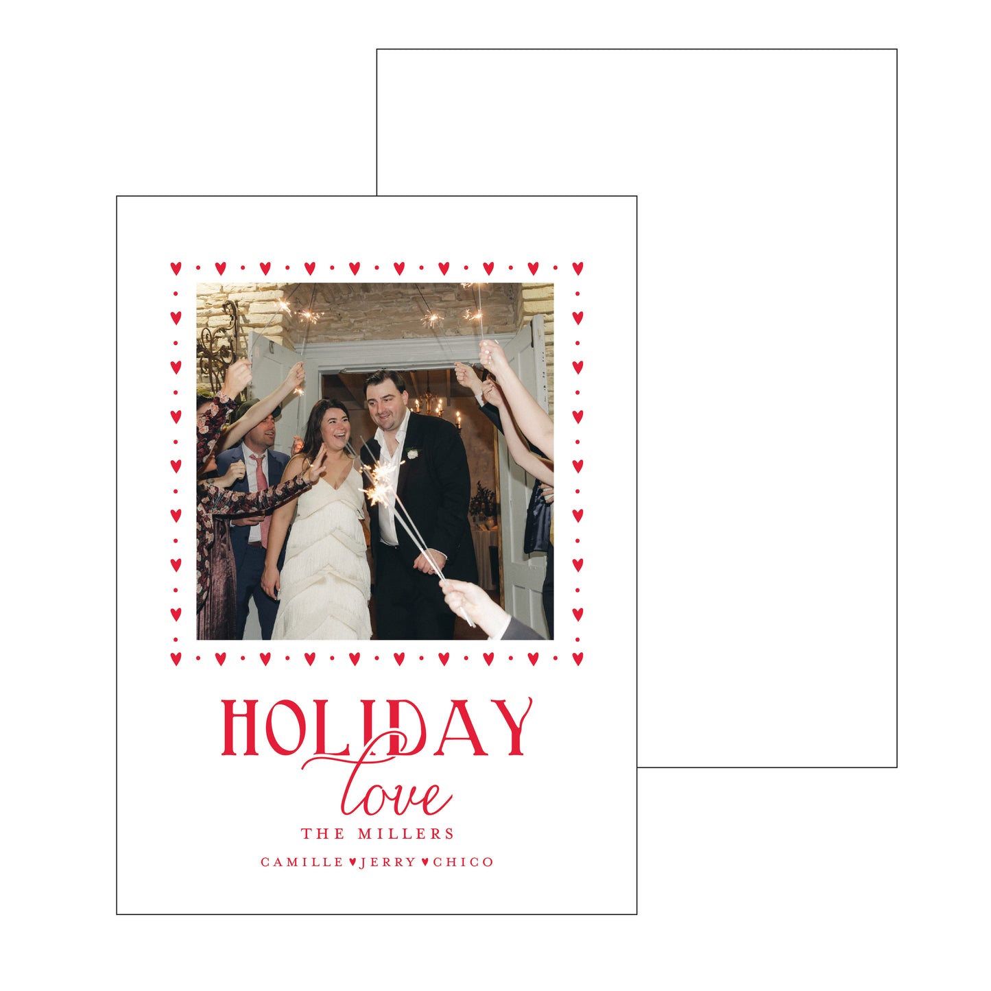 holiday love | holiday card | letterpress