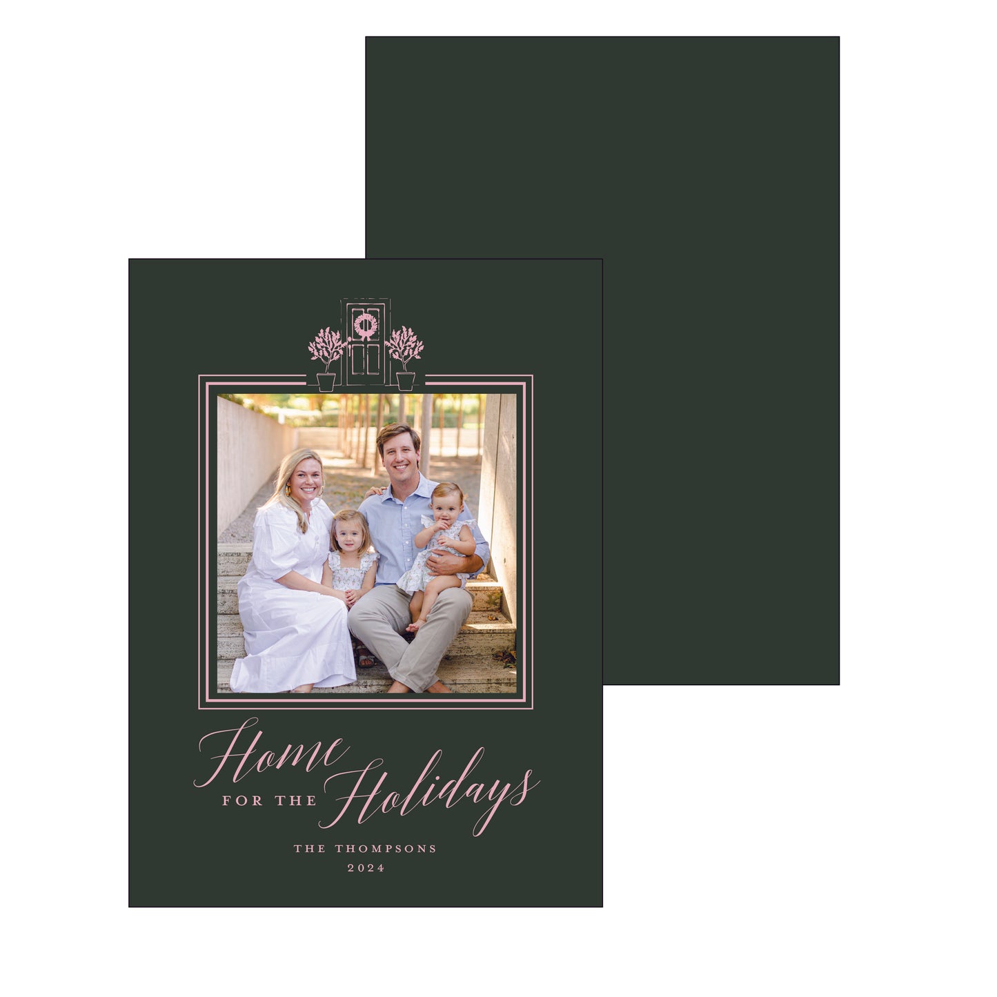 home for the holidays | holiday card | foil-stamped