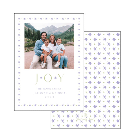 JOY | holiday card | digital printing