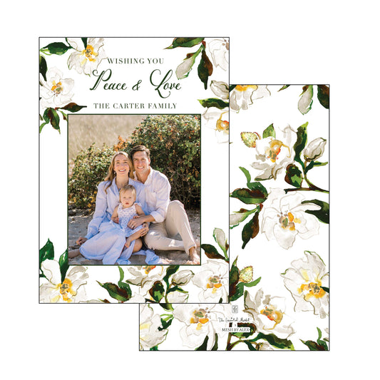 magnolia swan | holiday card | mesh by alex