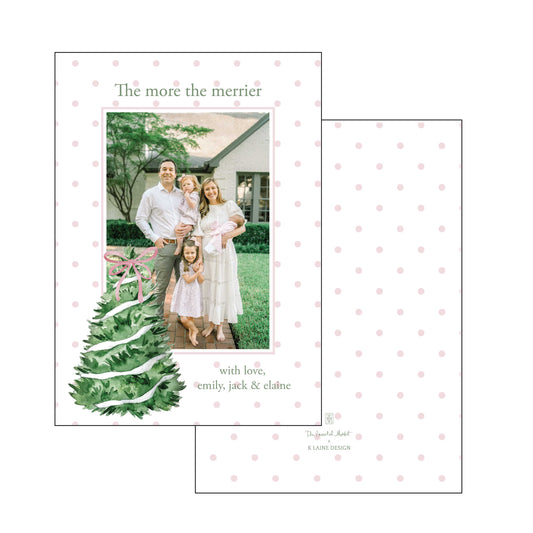 the more the merrier pink | holiday card | k laine design