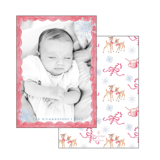 reindeer | holiday card | pearly gates designs