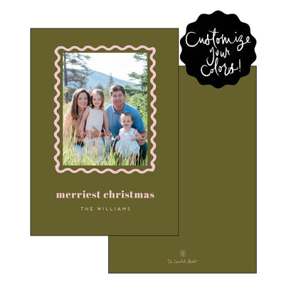 squiggles | holiday card | foil-stamped