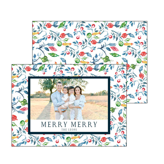 winter vines | horizontal | holiday card | mesh by alex