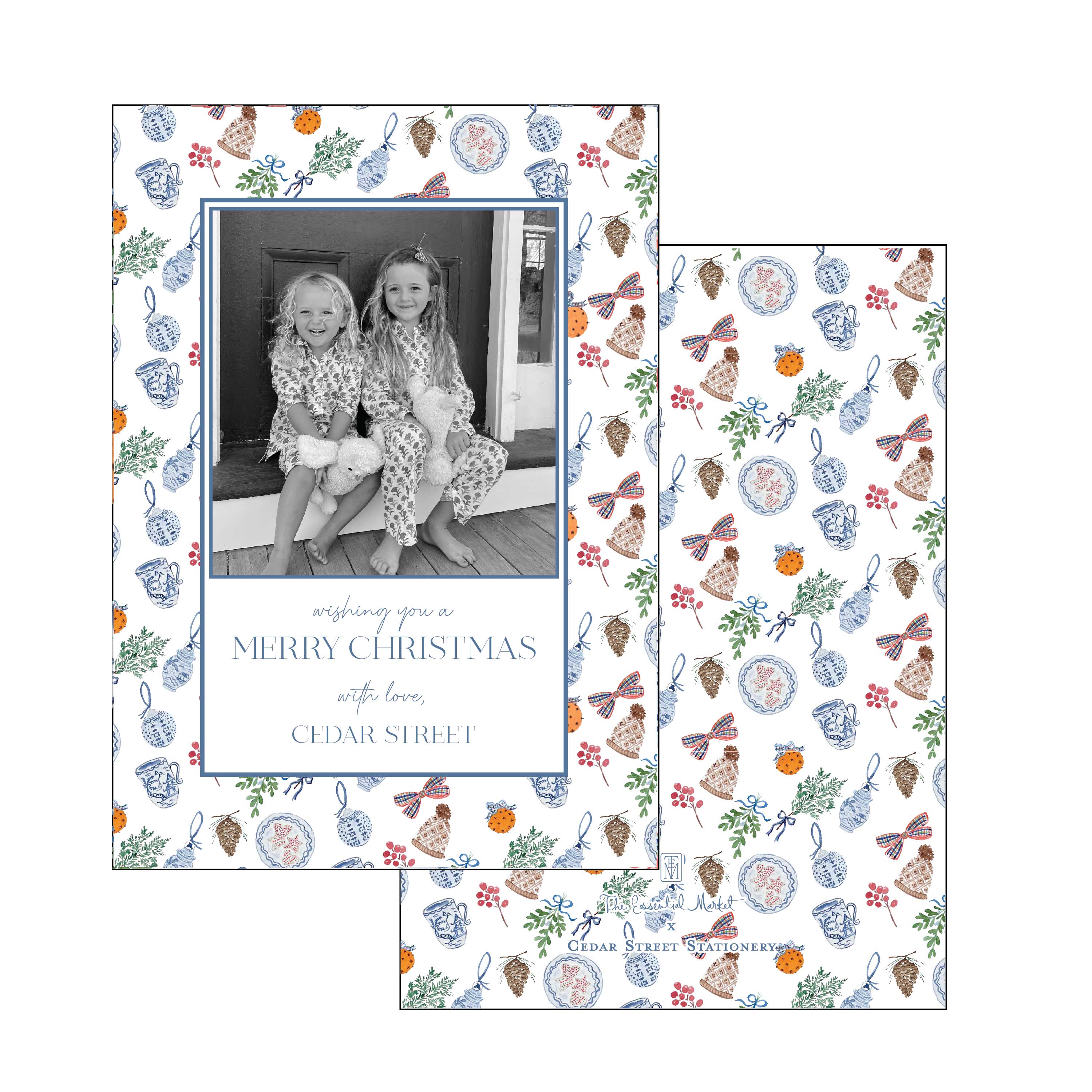 winter wallpaper | holiday card | cedar street stationery