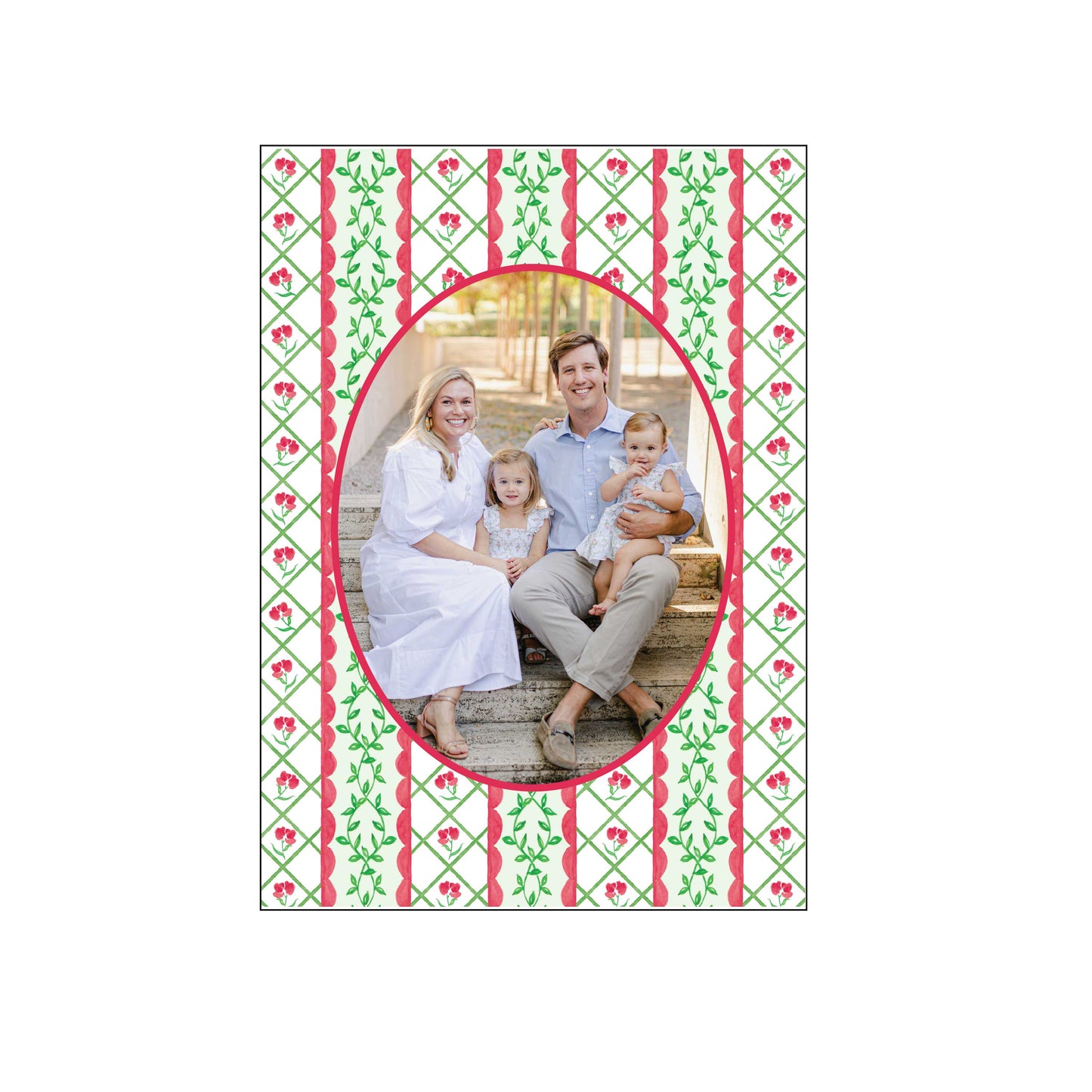 christmas trellis | holiday card | pearly gates designs