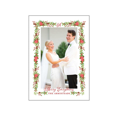 festive garland | holiday card | abby armistead
