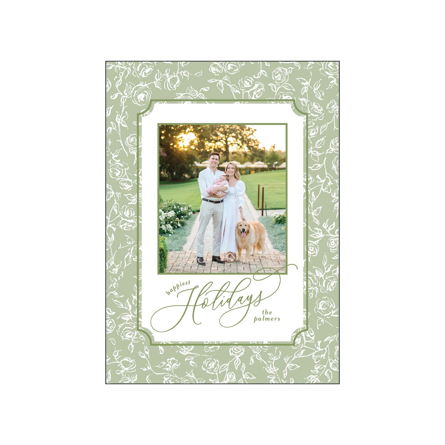 green garden script | holiday card | bethany kelm