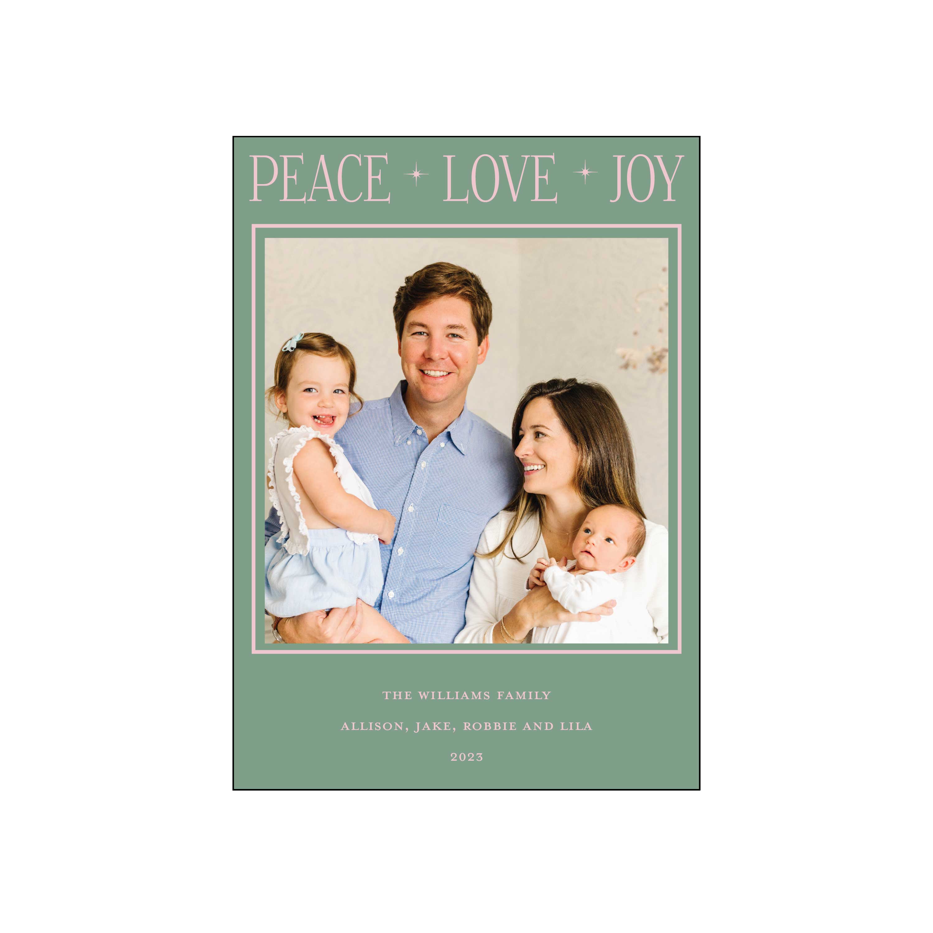 holiday headline | holiday card | foil-stamped