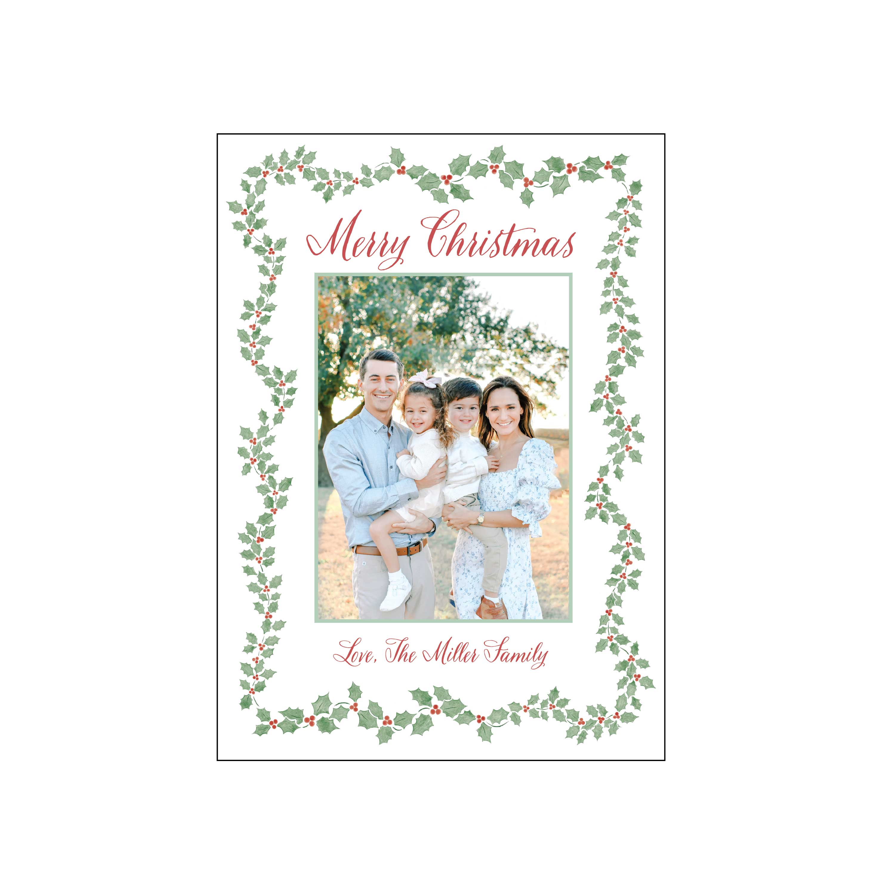 holly | holiday card | bethany kelm