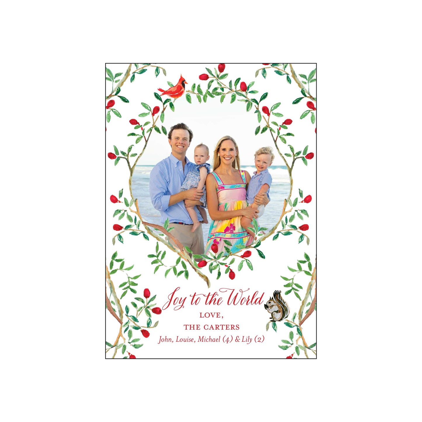 joy to the world | holiday card | mesh by alex