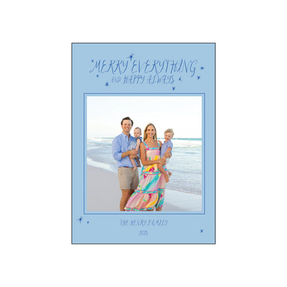 merry everything | holiday card | digital printed