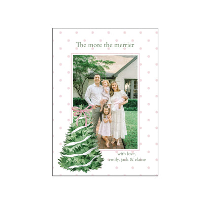 the more the merrier pink | holiday card | k laine design