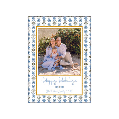 ochre flower | holiday card | cedar street