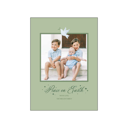 peace on earth dove | holiday card | bethany kelm