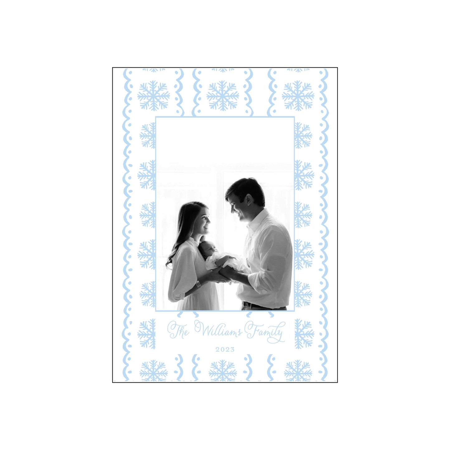 snowflakes | holiday card | pearly gates designs
